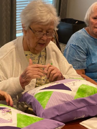 Customer photo review of Mrs Quilty Subscription Box 5