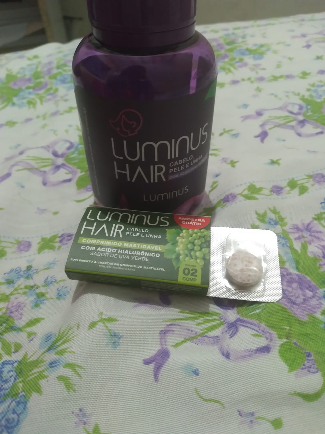 Customer photo review of Luminus Hair Caps