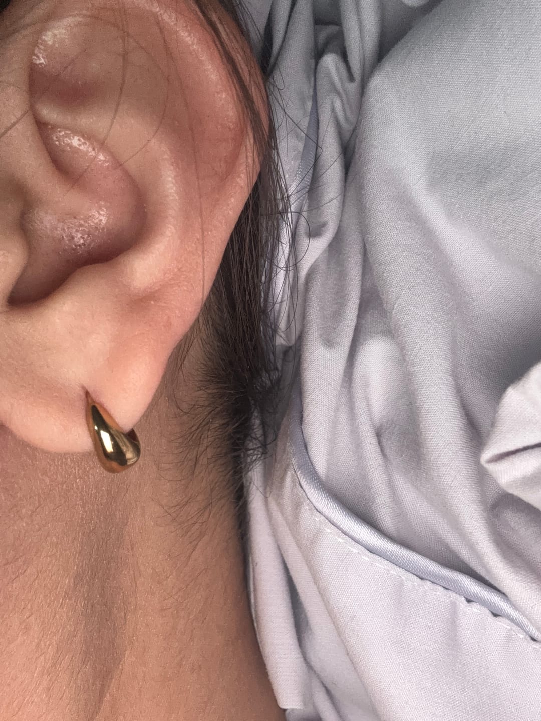 Customer photo review of Par Mini Arracada Gruesa