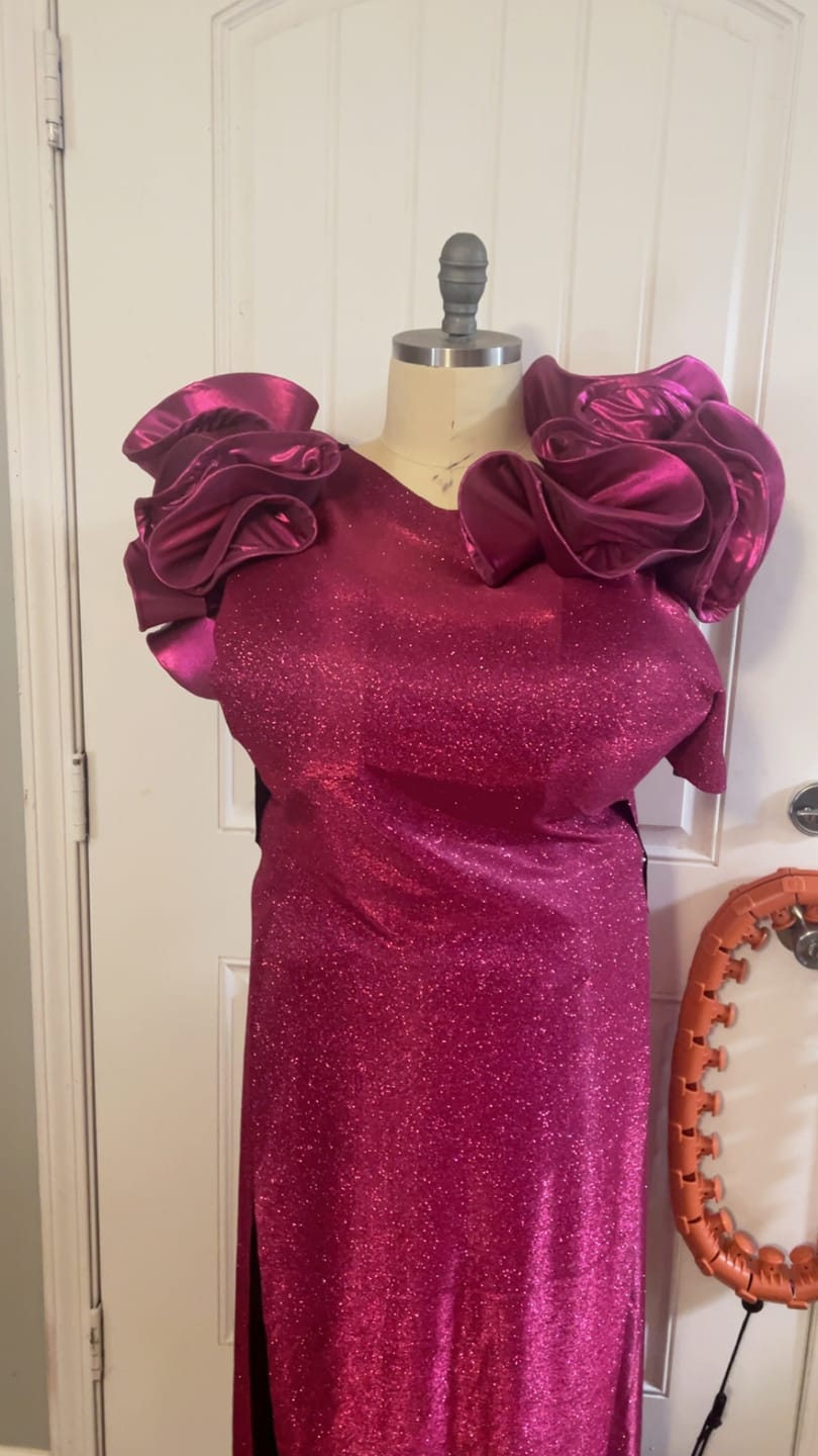 Customer photo review of Stretch Metalic Lurex