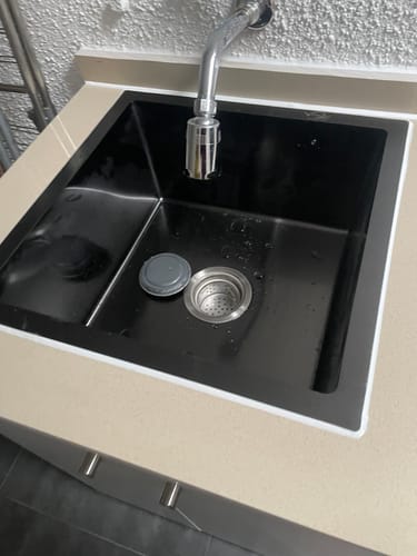 Customer photo review of Lavaplatos Negro 44x44 2MM