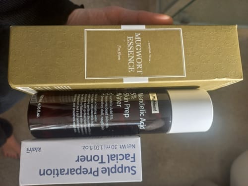 Customer photo review of Mandelic Acid Gentle Exfoliating Toner