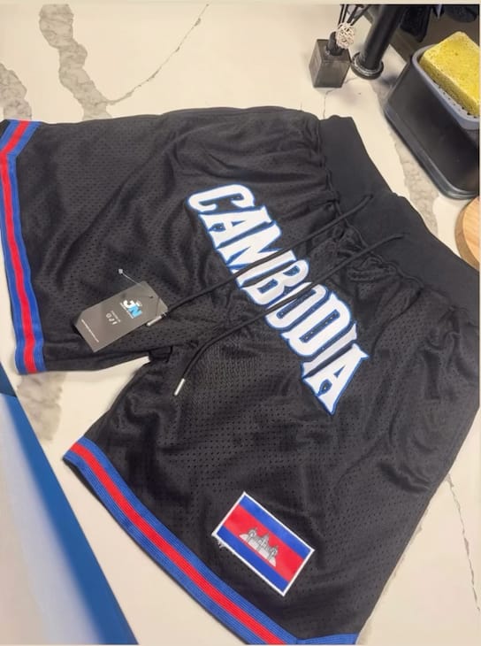 Customer photo review of Cambodia Heritage Basketball Shorts