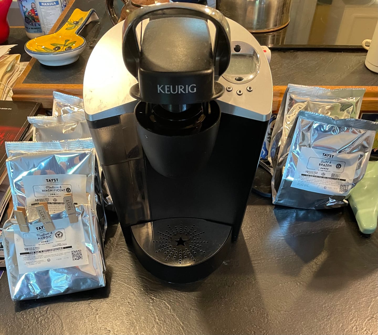 Customer photo review of Mighty Mocha Coffee Pods