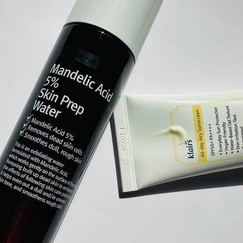 Customer photo review of Mandelic Acid Gentle Exfoliating Toner