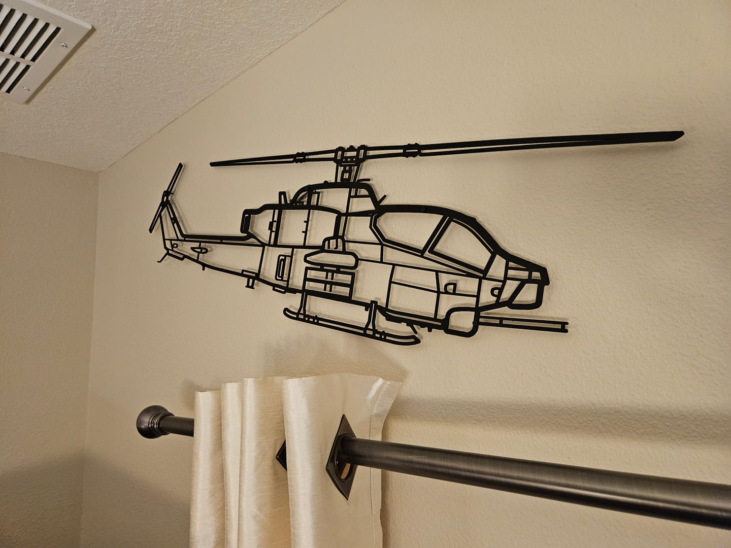 Customer photo review of Your Custom Military Equipment Silhouette Metal Wall Art