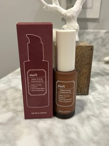 Customer photo review of Maple Energy Infusing Serum