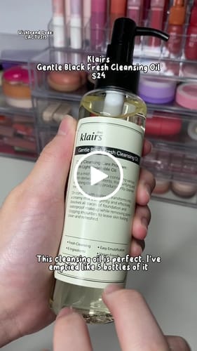 Customer photo review of Gentle Black Fresh Cleansing Oil