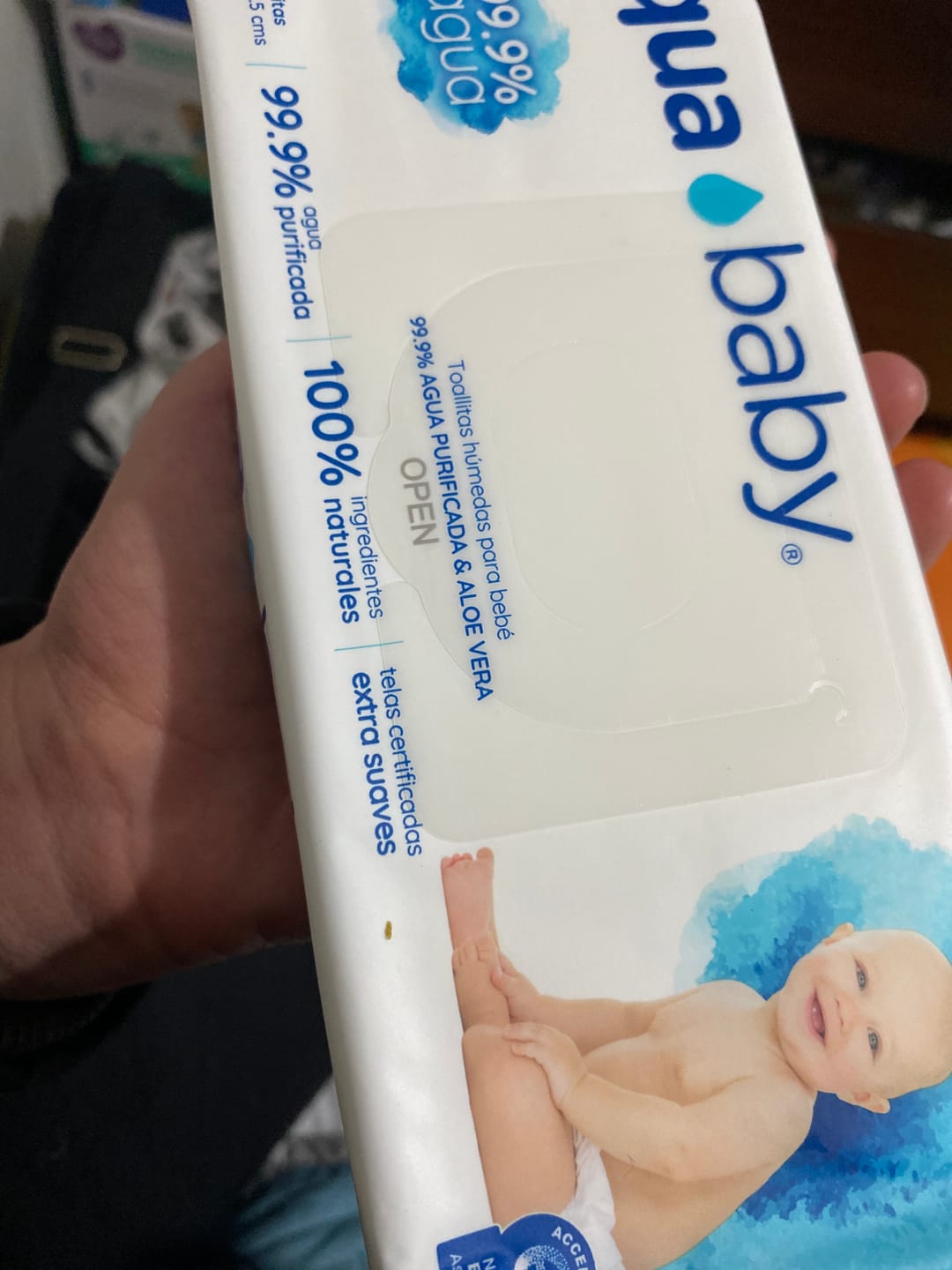 Customer photo review of Aqua Baby Flushables 12 Bolsas de 50 Toallitas Húmedas