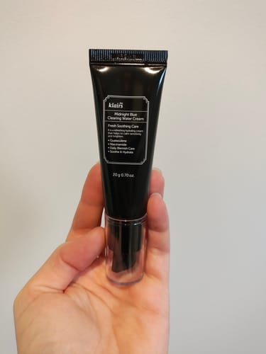 Customer photo review of Midnight Blue Clearing Water Cream