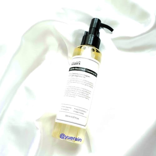 Customer photo review of Gentle Black Fresh Cleansing Oil