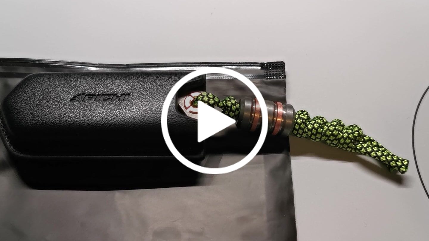 Customer video review of Terra Hammer—Knife Bead With Lanyard