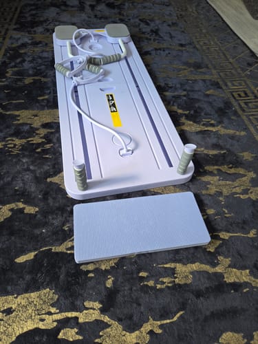 Customer photo review of Reformly Pilates Board + 60-Day Transformation Program