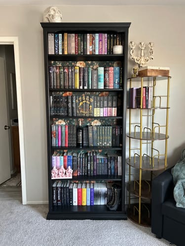 Customer photo review of Flycity 3-5 Tier Rotating Bookshelf With 360° Spinning Display