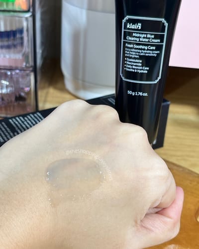 Customer photo review of Midnight Blue Clearing Water Cream
