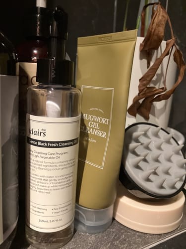 Customer photo review of Gentle Black Fresh Cleansing Oil