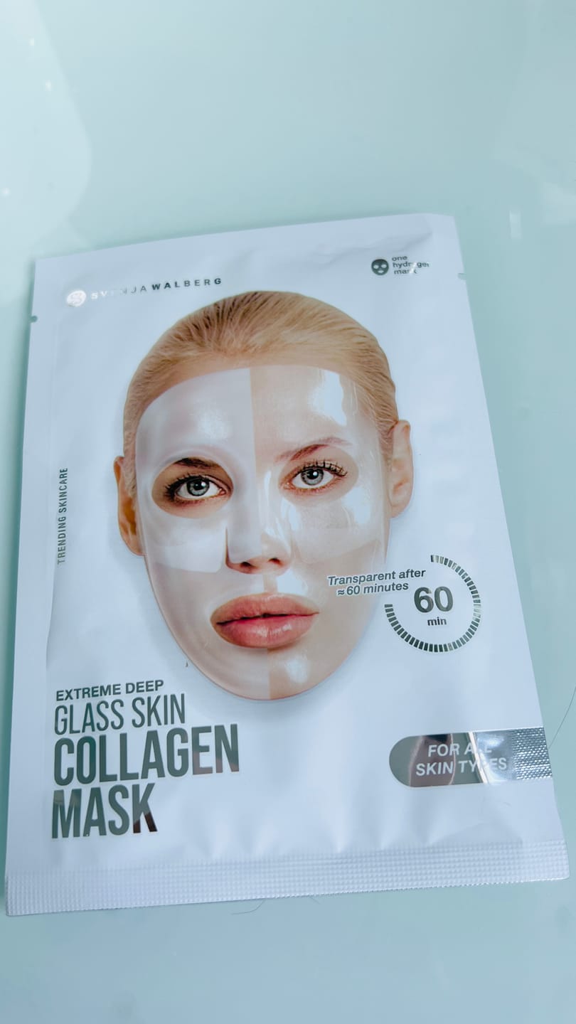 Customer photo review of Glassskinmask® - 3er Pack - Hydrogel Gesichtsmaske für strahlende Haut