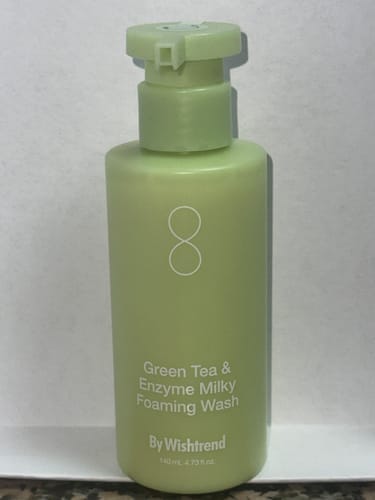Customer photo review of Green Tea (Matcha) & Enzyme Milky Foaming Wash