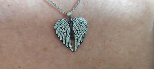 Customer photo review of Collana Angelo mio l'originale ✦ Incidi il nome del tuo Angelo