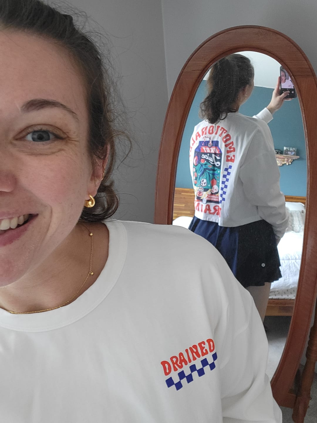 Customer photo review of Emotionally Drained Bamboo Long Sleeve