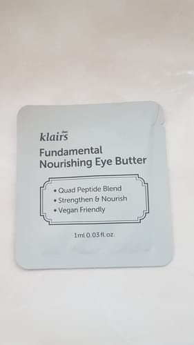Customer photo review of Fundamental Nourishing Eye Butter