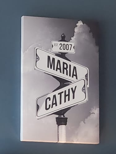 Customer photo review of COUPLES DATE OF LOVE by Cstm Canvas