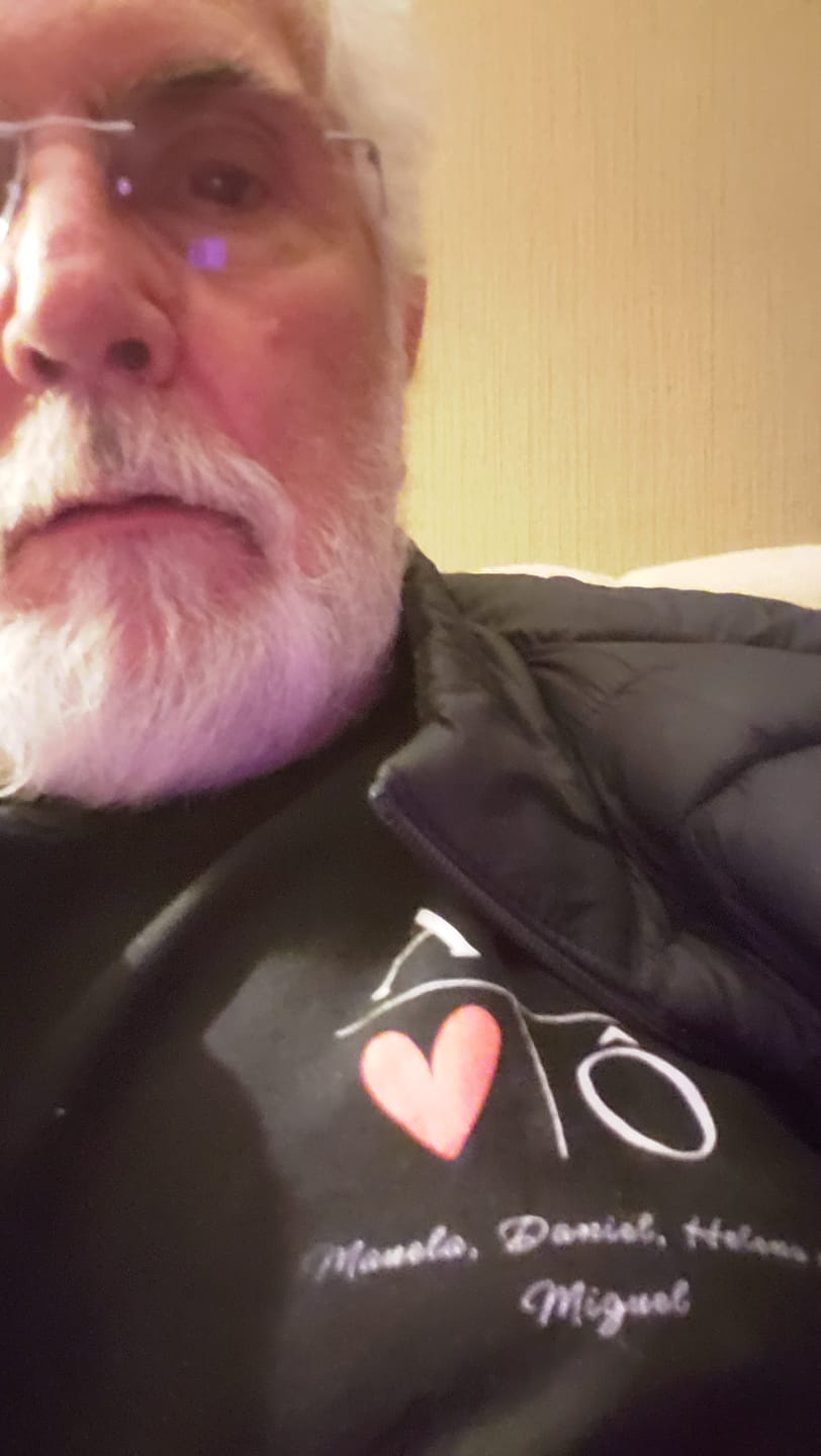 Customer photo review of Camiseta Personalizada AVÔ MINIMALISTA - Algodão Peruano