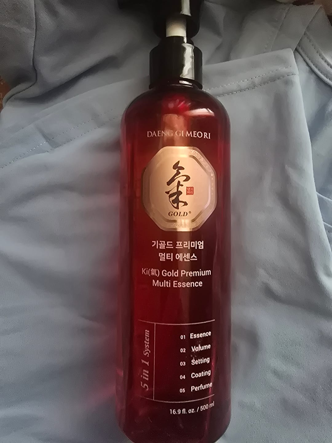 Customer photo review of Серум Течна преса за укротяване на хвърчаща коса Doori Ki Gold Premium Multi Essence