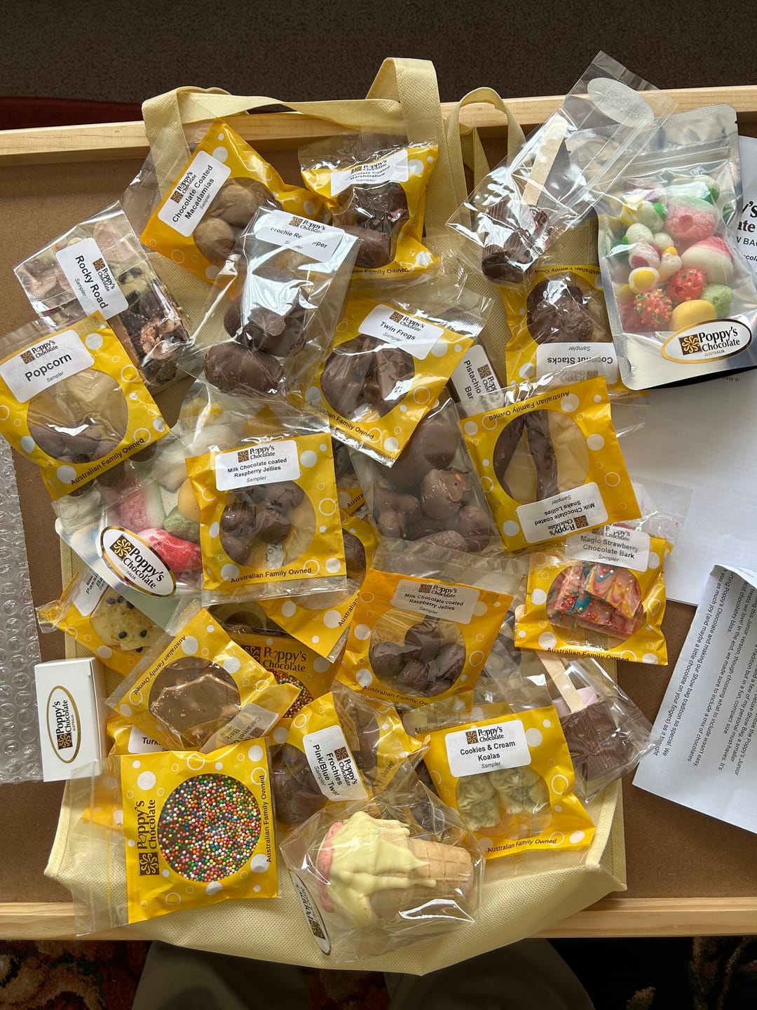 Customer photo review of Poppy's Junior Show Bag