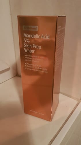 Customer photo review of Mandelic Acid Gentle Exfoliating Toner