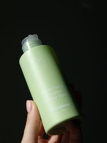 Customer photo review of Green Tea (Matcha) & Enzyme Powder Wash