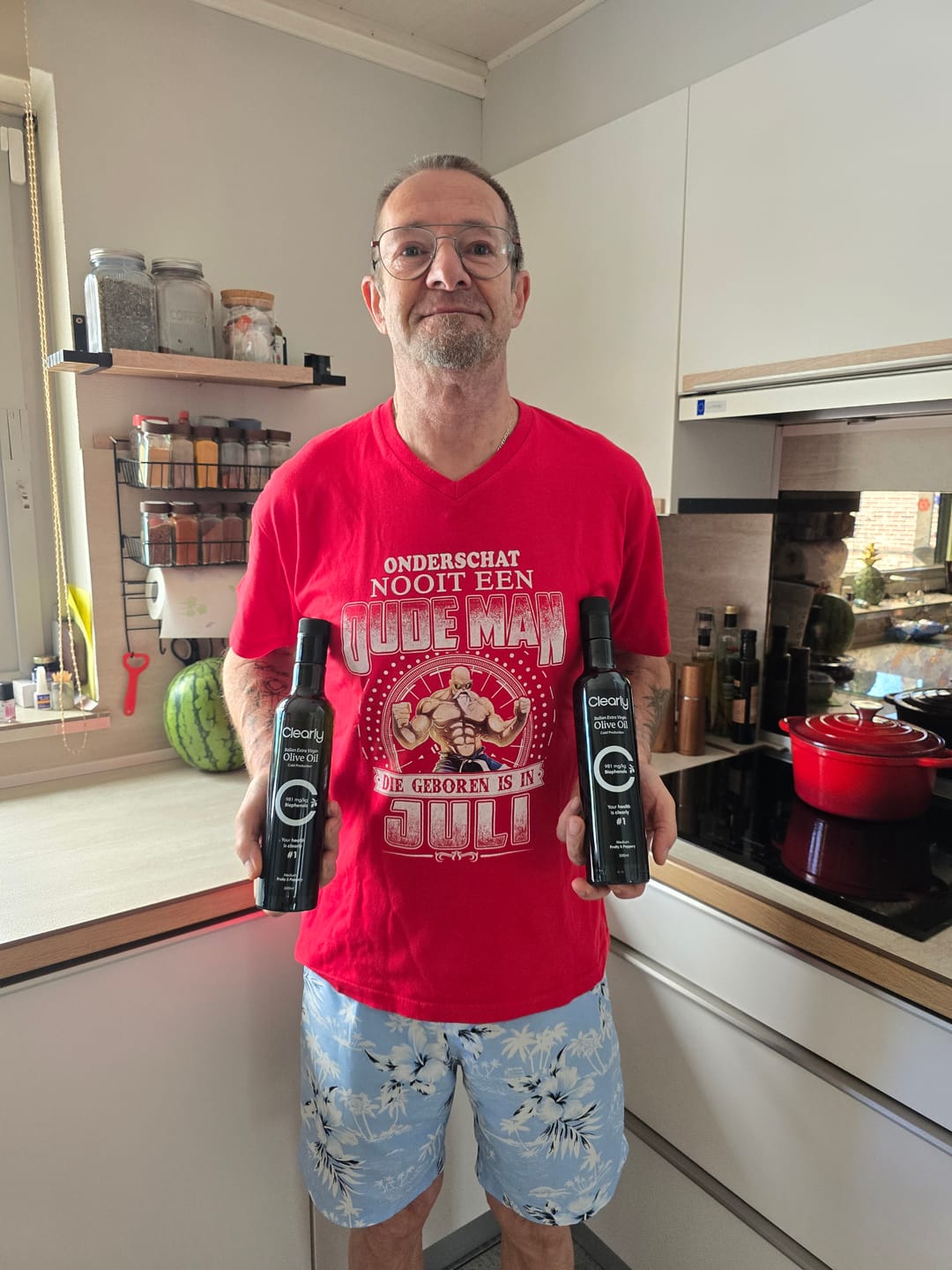 Customer photo review of Extra Virgin Olive Oil