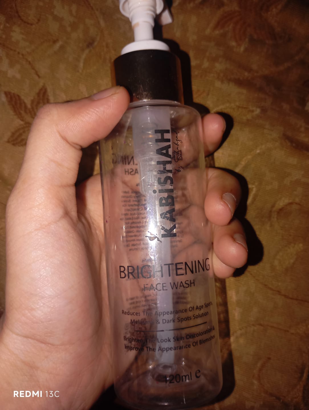 Customer photo review of LuminaGuard Daily Brightening Sunblock
