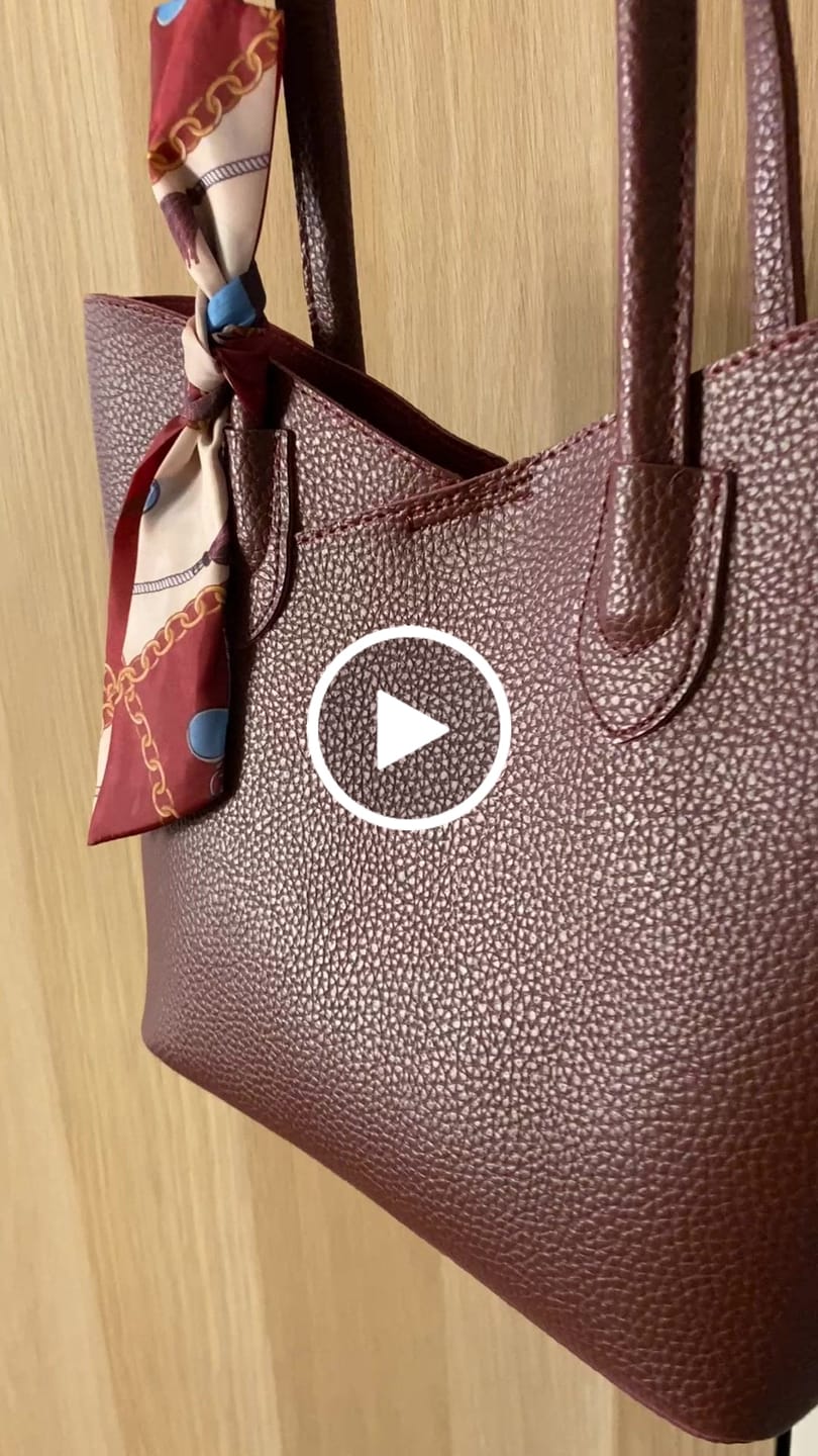 Customer video review of Flora - Bordo Omuz Çantası
