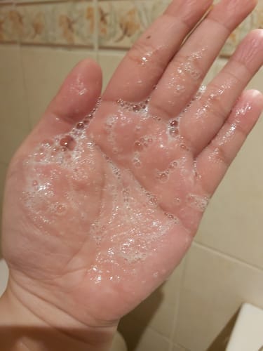 Customer photo review of Gentle Black Facial Cleanser