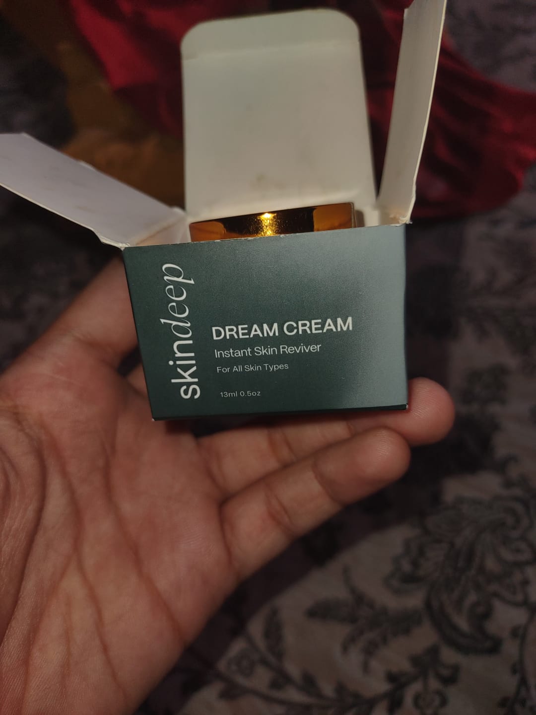 Customer photo review of DREAM CREAM - Instant Skin Reviver