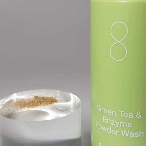 Customer photo review of Green Tea (Matcha) & Enzyme Powder Wash