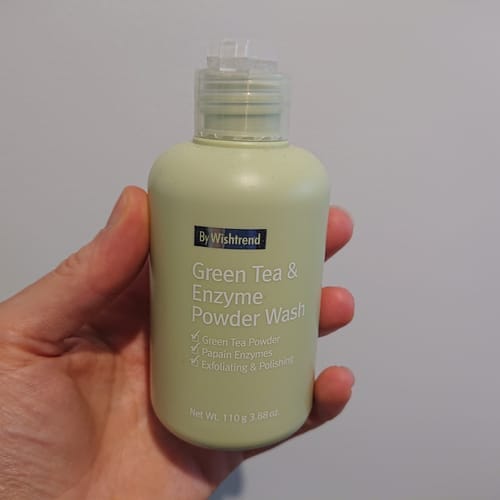 Customer photo review of Green Tea (Matcha) & Enzyme Powder Wash