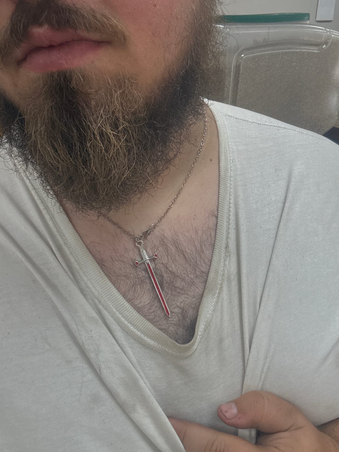Customer photo review of Bloodbound Necklace