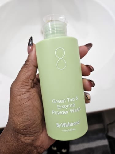 Customer photo review of Green Tea (Matcha) & Enzyme Powder Wash