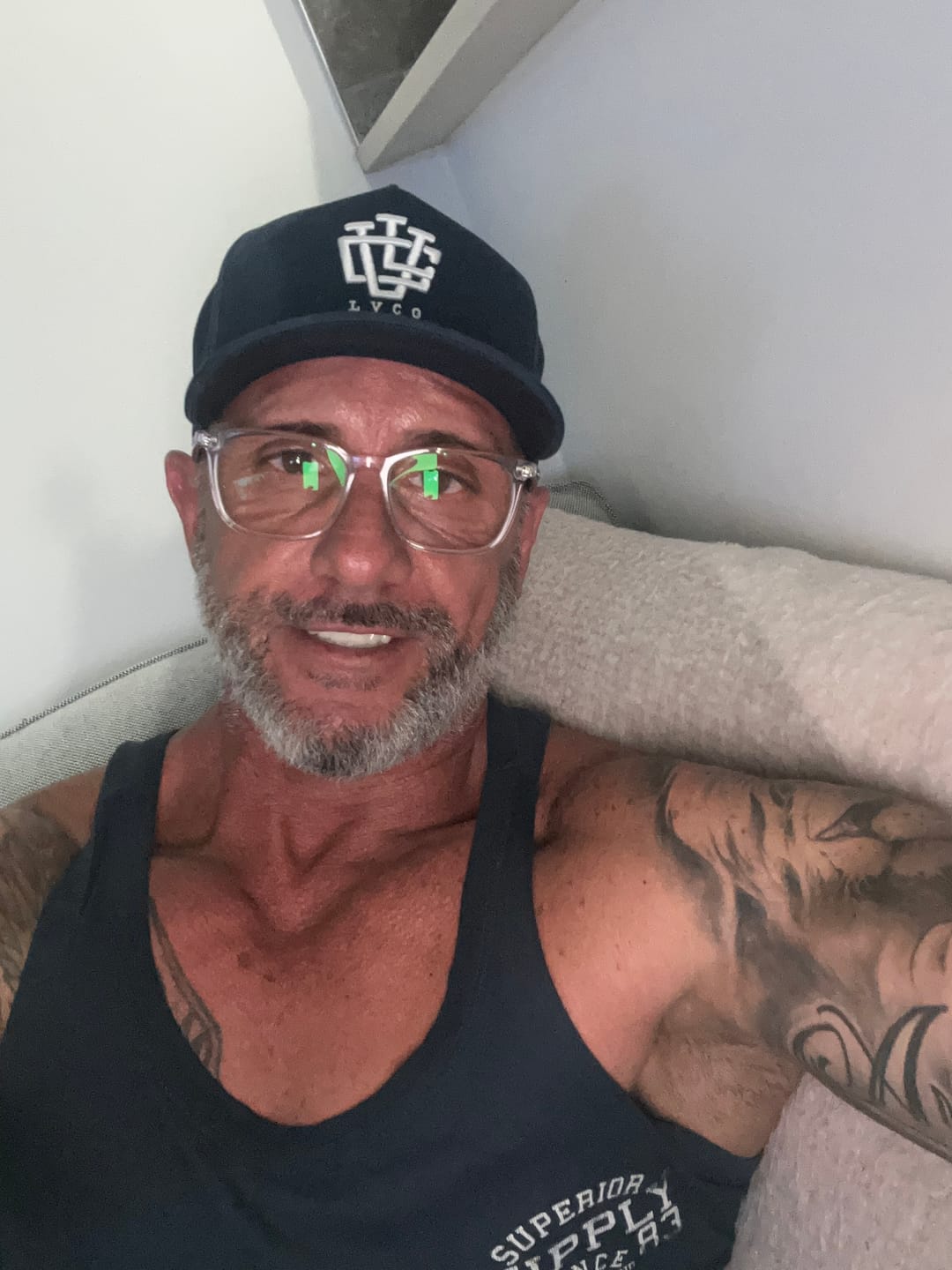 Customer photo review of LVCO "White" A-Frame Snapback