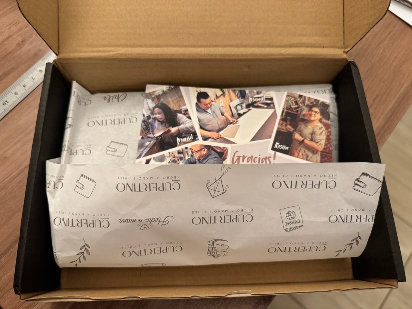 Customer photo review of Personalización de productos