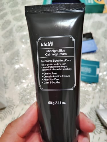 Customer photo review of Midnight Blue Calming Cream