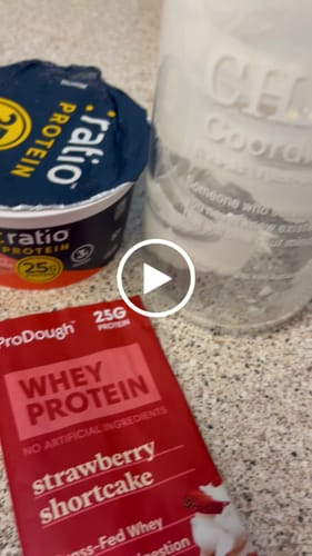 Customer video review of Whey Protein Powder - Single Serving Sample Stick Packs