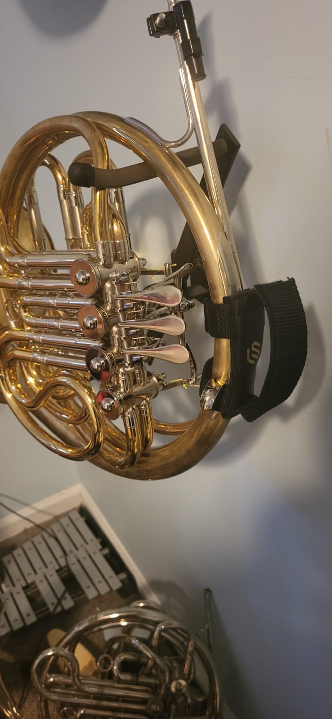 Customer photo review of The "Fhrap" French Horn Holding Strap