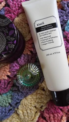 Customer photo review of Gentle Black Facial Cleanser