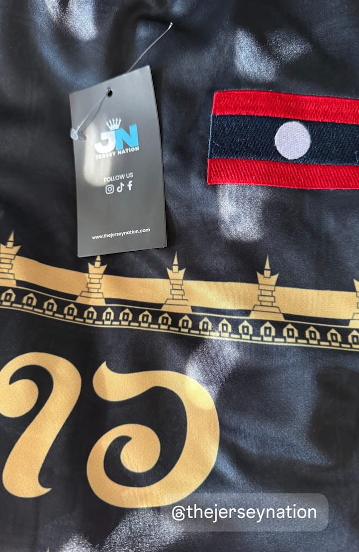 Customer photo review of Laos Heritage Custom Football Jersey