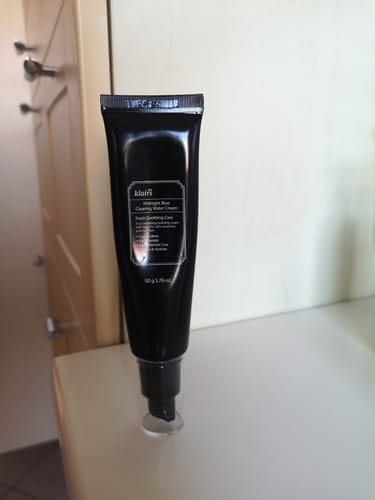 Customer photo review of Midnight Blue Clearing Water Cream