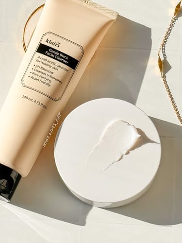 Customer photo review of Gentle Black Facial Cleanser