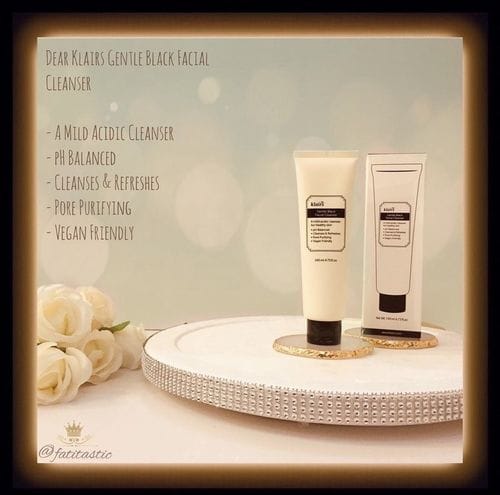 Customer photo review of Gentle Black Facial Cleanser